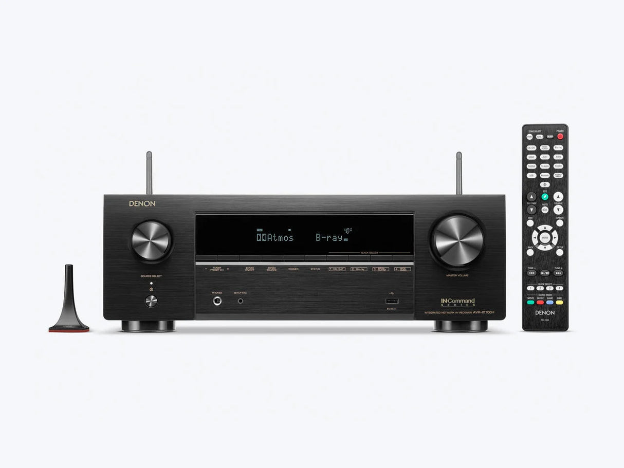 Denon AVR-X1700H, 7.2 namų kino stiprintuvas - resyveris su 8K palaiky