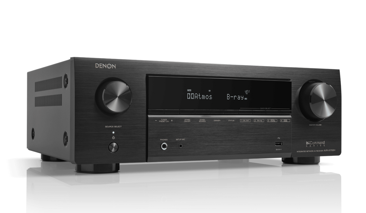 Denon AVR-X1700H, 7.2 namų kino stiprintuvas - resyveris su 8K palaiky