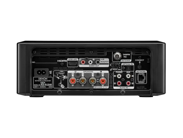 Denon CEOL N12DAB, Namų Hi-Fi garso sistema su CD grotuvu, HEOS, FM/DAB+ tiuneriu