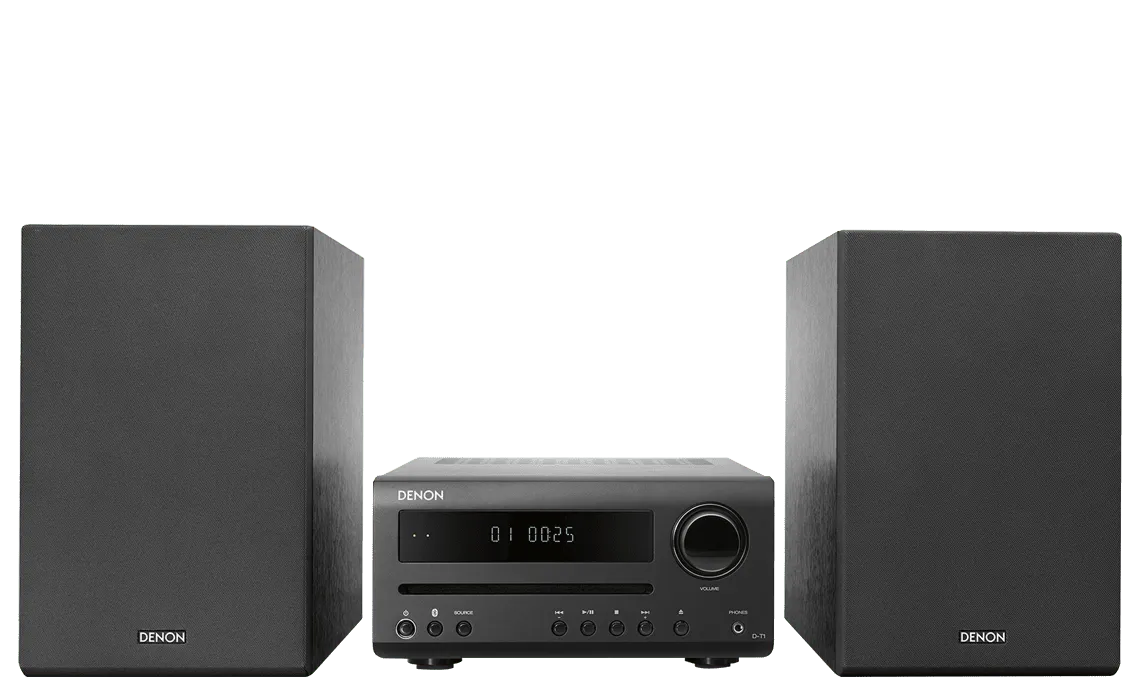 Denon D-T1, Stereo Radijo imtuvas su CD ir kolonėlėmis (įvairių spalvų)