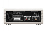 Denon DCD-50, CD grotuvas - Galinė panelė su jungtimis ir įspėjimais