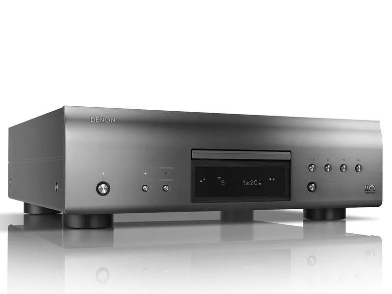 Denon DCD-A110, CD/SACD Diskų grotuvas - priekinė panelė su mygtukais ir ekranu