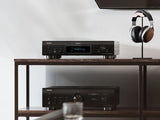 Denon DNP-2000NE, High-res tinklo grotuvas su Ultra AL32, HDMI ARC - Ausinės ant stovo ir grotuvas