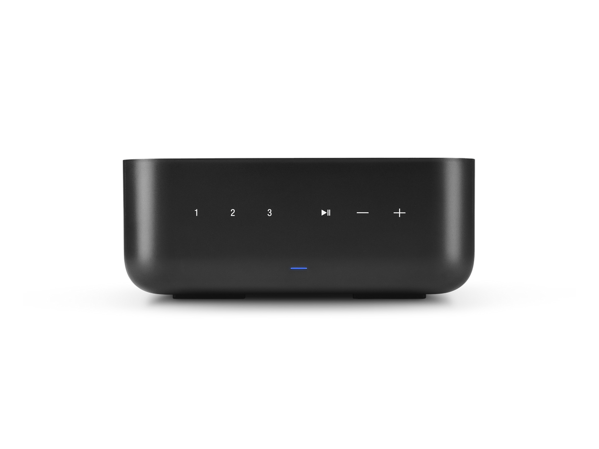 Denon Home AMP, tinklinis stiprintuvas su HDMI eARC ir Hi-Res - viršutinė panelė su lietimui jautriais mygtukais