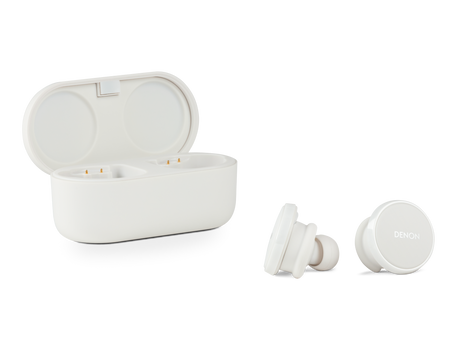 Denon PerL Pro, belaidės ausinės su triukšmo slopinimu ir aptX Lossless