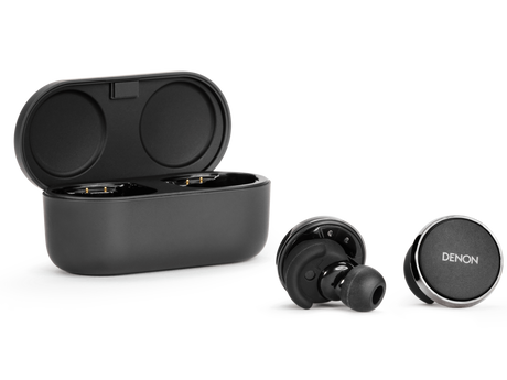 Denon PerL Pro, belaidės ausinės su triukšmo slopinimu ir aptX Lossless
