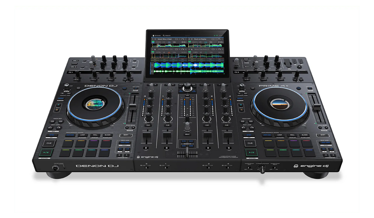 Denon Prime 4+, DJ sistema su spalvotu 10.1" ekranu