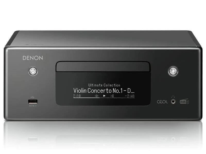Denon RCDN-11 DAB, Stereo AV imtuvas su CD grotuvu (įvairių spalvų) - Priekinė panelė su USB ir CD grotuvu
