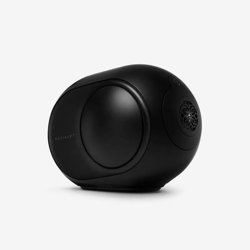 Devialet Phantom II 95 dB, kompaktiška belaidė garso kolonėlė - Šoninis vaizdas su garsiakalbio grotelėmis
