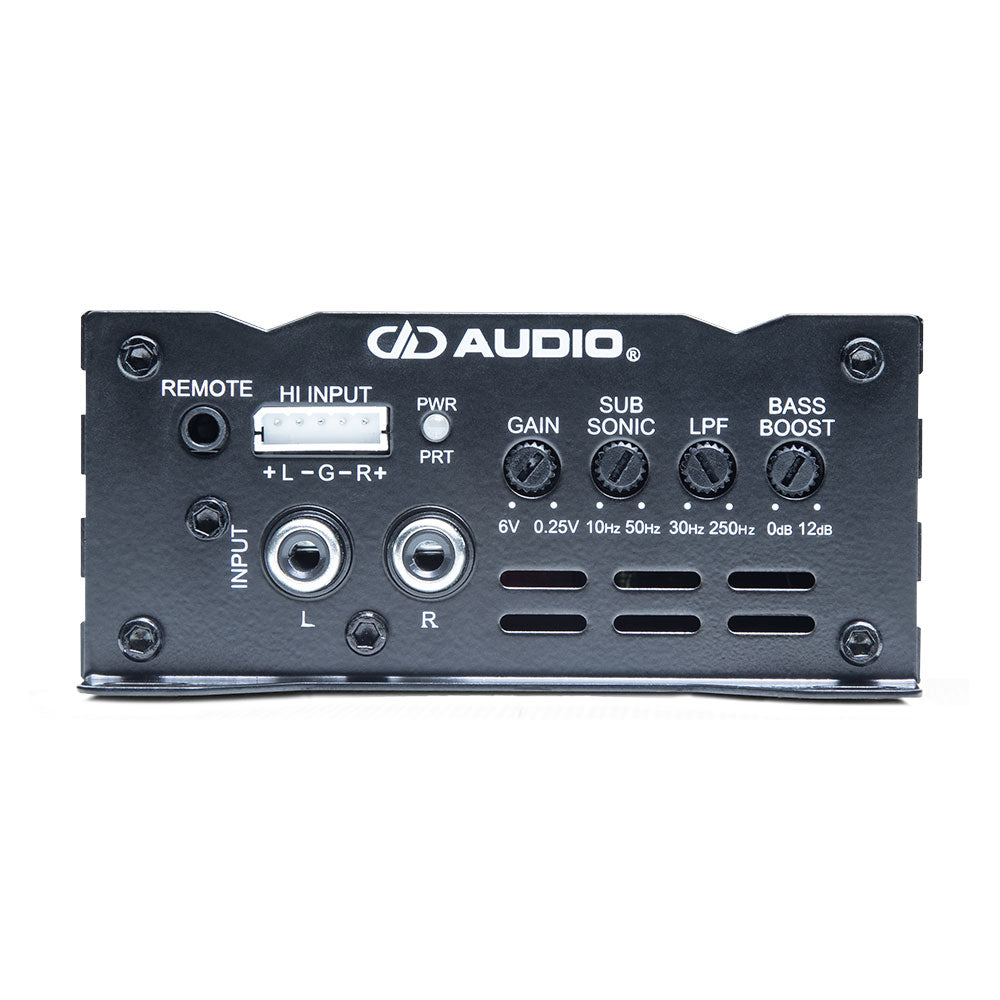 Digital Designs Basskit RL-SA500.1 + RL-SE12-S1 - Galinė panelė su jungtimis ir valdikliais
