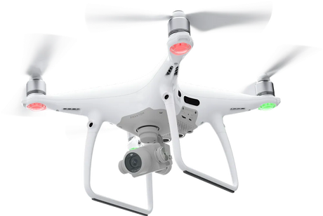 Dronas DJI Phantom 4 PRO, 4 krypčių kliūčių vengimas. 5D kliūčių vengimo sistema, atnaujinta 20Mpix kamera, raiška iki 4K 60fps