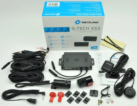 Dviejų kanalų profesionalus Vaizdo registratorius Neoline G-TECH X53 su Wi-Fi sąsaja