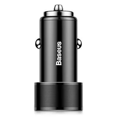 Dvigubas USB įkrovimo adapteris automobiliui Baseus BSC-C15K QC3.0 36W