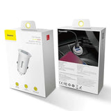 Dvigubas USB įkrovimo adapteris automobiliui Baseus QC 3 30W