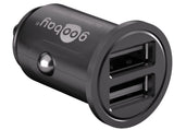 Dvigubas USB įkrovimo adapteris automobiliui Goobay 4.8A