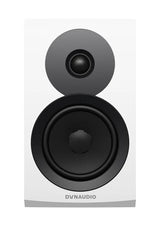 Dynaudio Emit 10, lentyninės garso kolonėlės - Priekinė dalis su garsiakalbiais ir logotipu