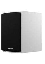 Dynaudio Emit 10, lentyninės garso kolonėlės - Šoninis baltos spalvos korpusas su juodu priekiu
