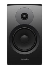 Dynaudio Emit 20, lentyninės garso kolonėlės - priekinė panelė su garsiakalbiais ir logotipu