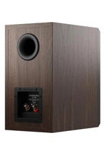 Dynaudio Emit 20, lentyninės garso kolonėlės - Galinė panelė su jungtimis ir ventiliacijos anga