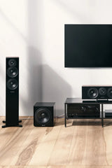 Dynaudio Emit 25C, centrinė garso kolonėlė - centrinė kolonėlė su medžio apdaila