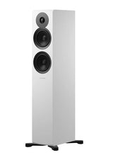 Dynaudio Emit 30, grindinės garso kolonėlės - Šoninis vaizdas su trimis garsiakalbiais ir pagrindu