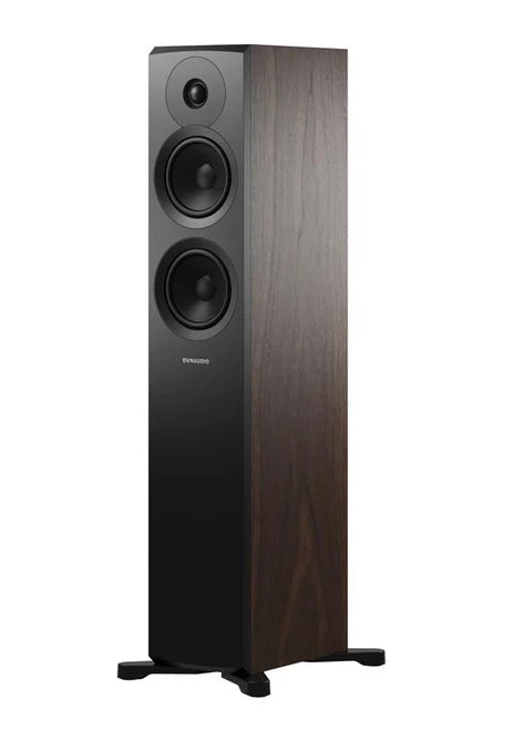 Dynaudio Emit 30, grindinės garso kolonėlės - Šoninis vaizdas su medžio apdaila