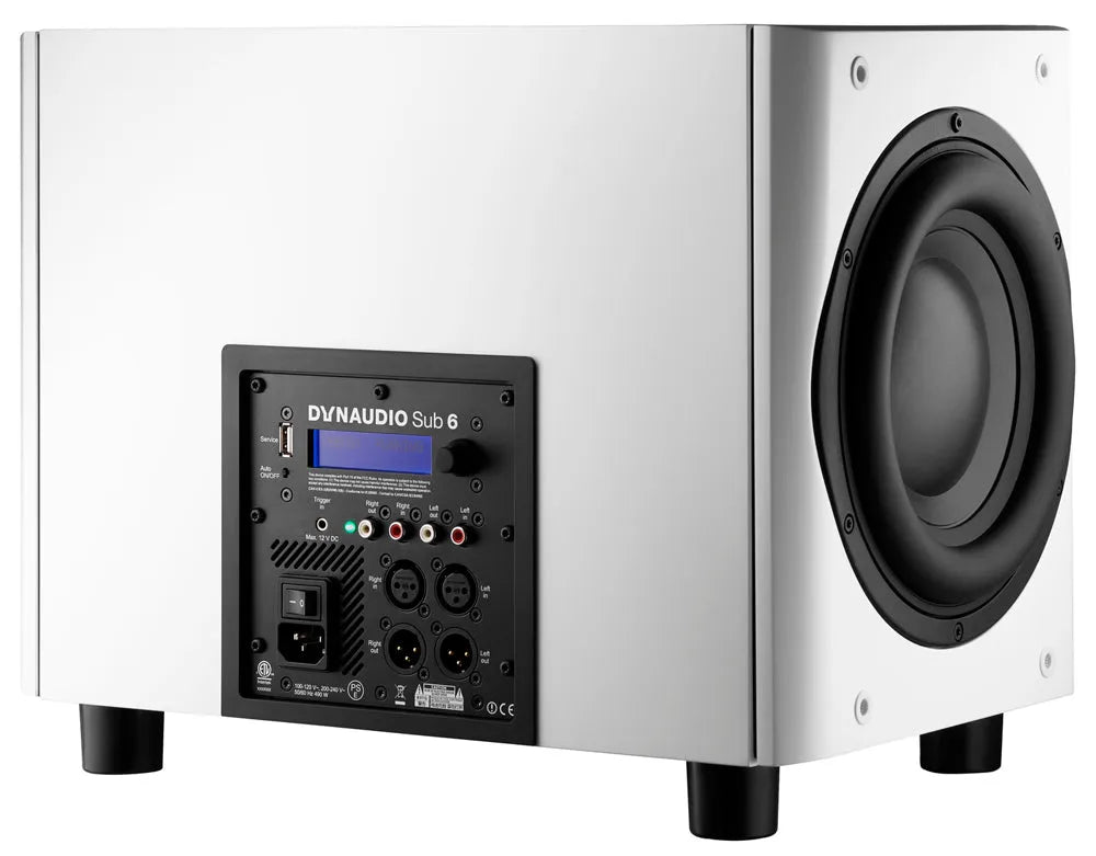 Dynaudio Sub 6, aktyvi DSP žemų dažnių garso kolonėlė (įvairių spalvų)