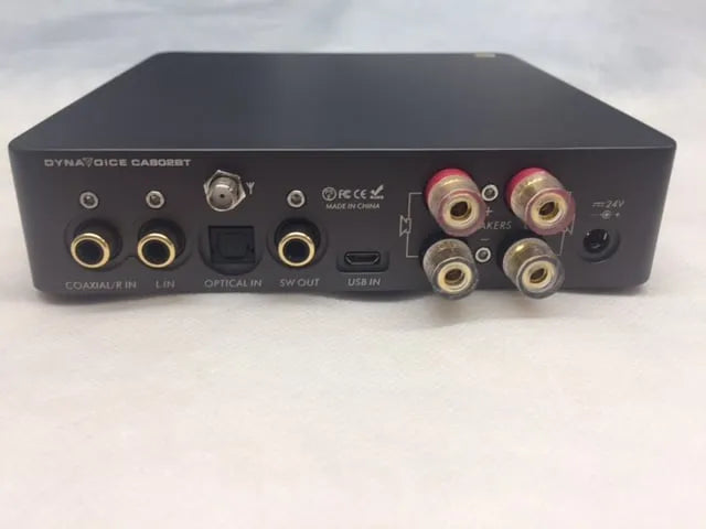 Dynavoice CA802BT, kompaktiškas stereo garso stiprintuvas