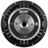 ETON, Graphit 10-4, 25cm, 2x4ohm žemų dažnių garsiakalbis - garsiakalbio jungtys ir QR kodas