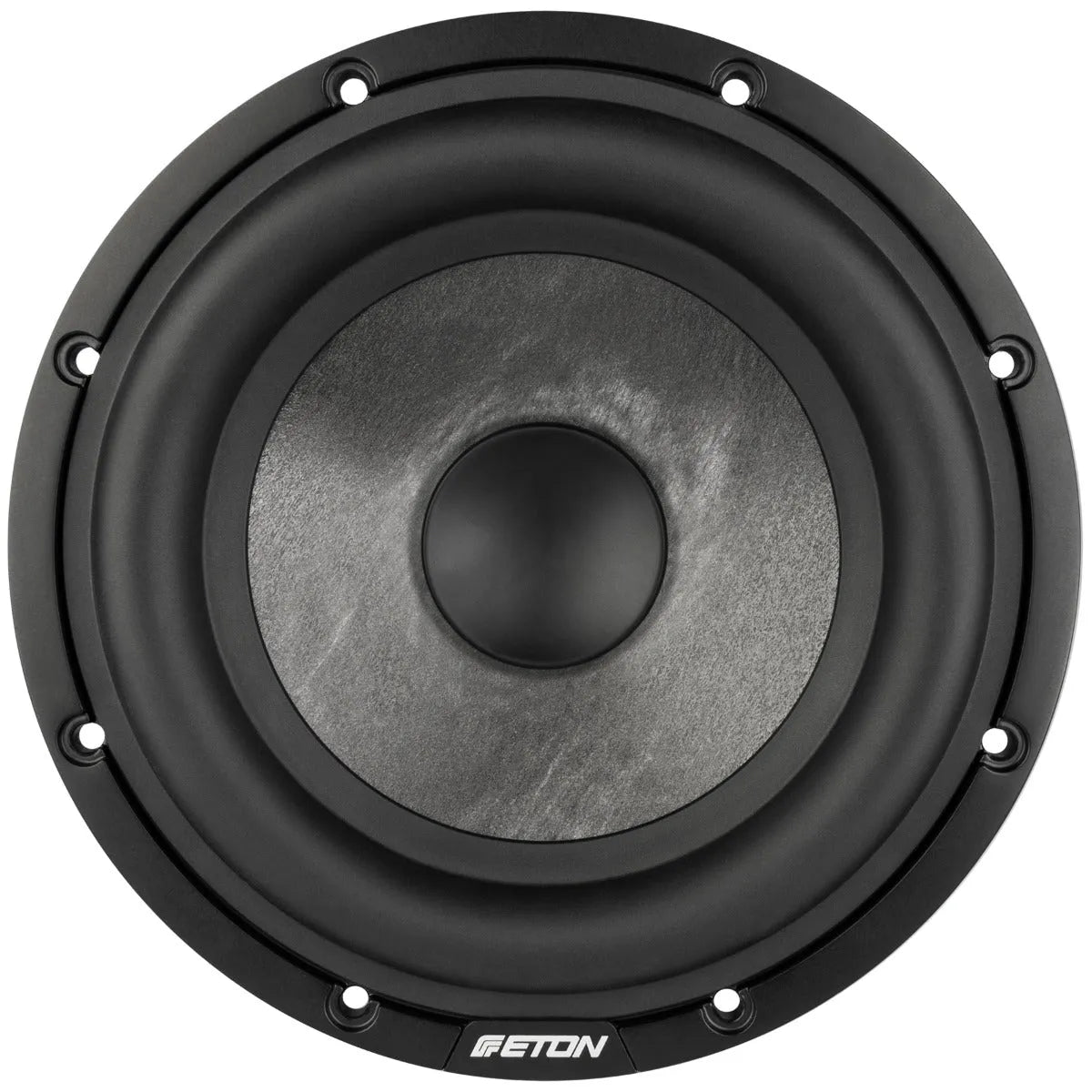 ETON, Graphit 8-4, 20cm, 2x4ohm žemų dažnių garsiakalbis - detalus vaizdas su tvirtinimo skylutėmis