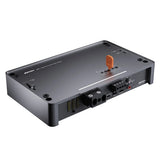 ETON, MA1 garso stiprintuvas, 1x400W - Galinė panelė su jungtimis ir oranžiniu įrankiu