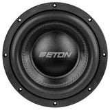 ETON, MW10 Power, 25cm žemų dažnių garsiakalbis - detalus vaizdas su siūlėmis ir logotipu