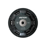 ETON, PW12 Power, 30cm žemų dažnių garsiakalbis - Garsiakalbio galinė pusė su specifikacijomis