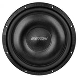 ETON, PW12FLAT, 30cm žemų dažnių garsiakalbis - Šoninis vaizdas su logotipais ant krašto