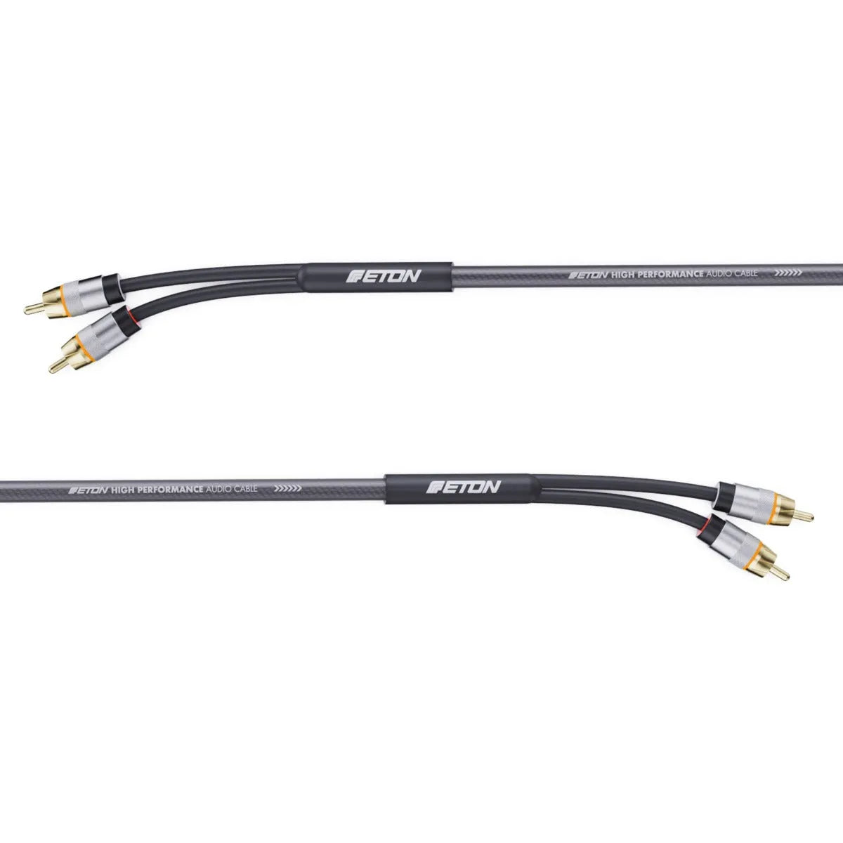 ETON, RCA2U-55 2-kanalų high End 5.5m ilgio linijinis laidas - Du laidai su RCA jungtimis