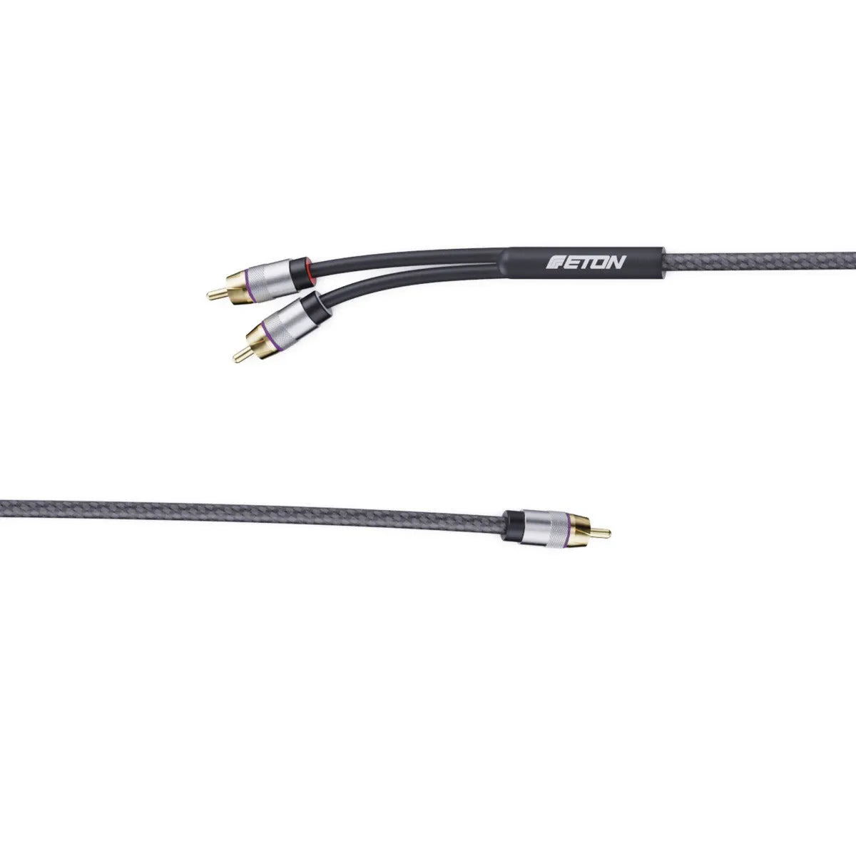 ETON, RCAU-Y, Y-adapteris High End linijinio laido išsišakojimui, 1V/2V - Y formos jungtis su dviem RCA kištukais