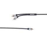 ETON, RCAU-Y, Y-adapteris High End linijinio laido išsišakojimui, 1V/2V - Y formos jungtis su dviem RCA kištukais