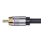 ETON, RCAU-Y, Y-adapteris High End linijinio laido išsišakojimui, 1V/2V - Auksinis RCA jungties galas su violetine juostele