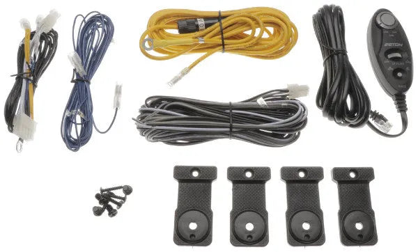 ETON, USB6, 15cm žemų dažnių kolonėlė su stiprintuvu - nuotolinio valdymo pultas ir tvirtinimo detalės