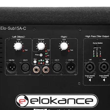 Elokance ELO 800C, kompaktiška DJ garso sistema 800W RMS