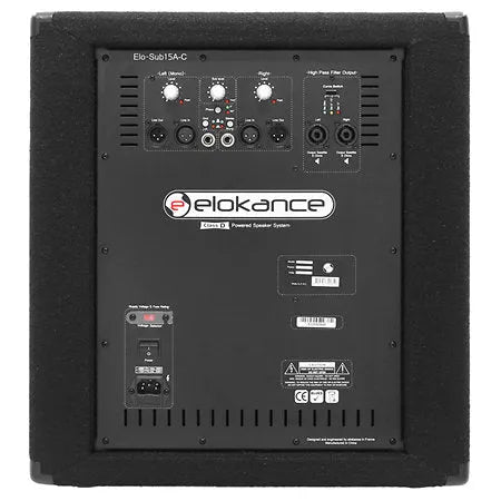 Elokance ELO 800C, kompaktiška DJ garso sistema 800W RMS