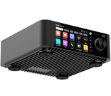 EverSolo Play, viskas viename išmanus stereo stiprintuvas 2x110W, HDMI ARC - Guminės kojelės ir aušinimo grotelės apačioje