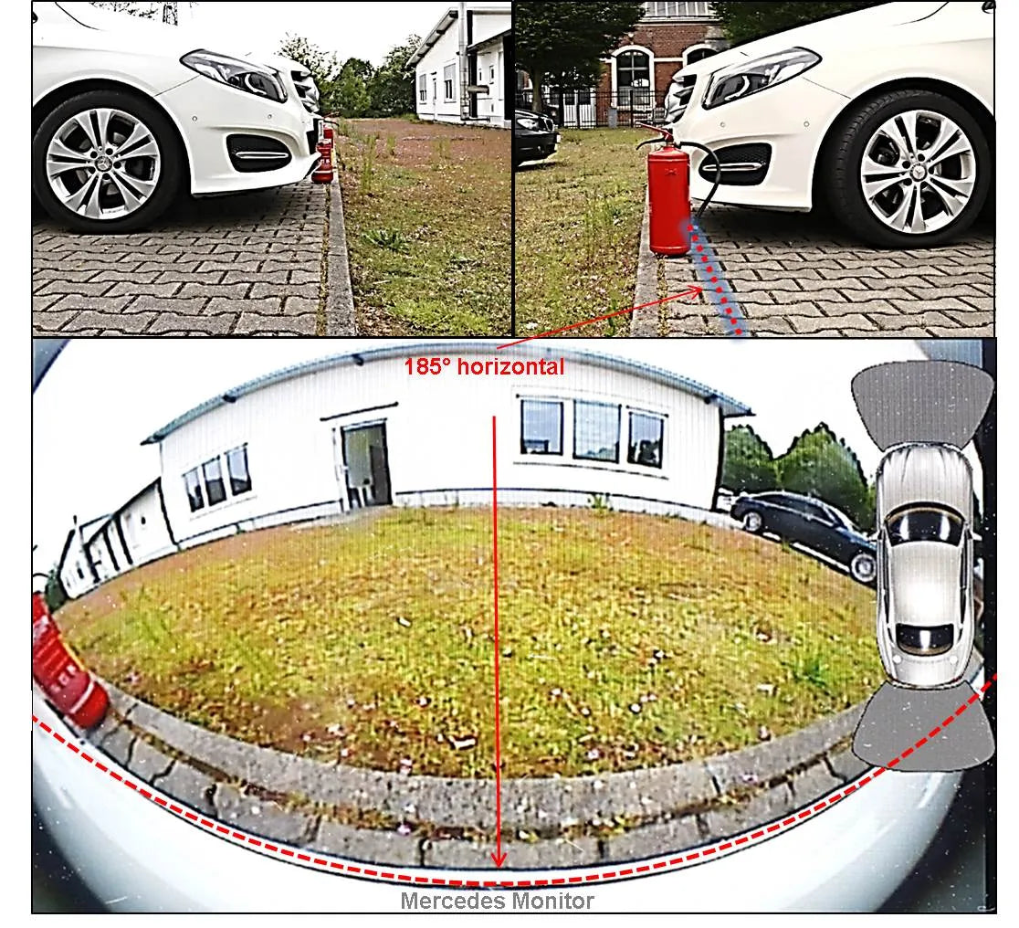 FC NTSC 1/4 Zoll CMOS, priekinė kamera