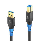 FI-U300-020 FlexInstall USB-A į USB-B kabelis, USB 3 5Gbps, 2m