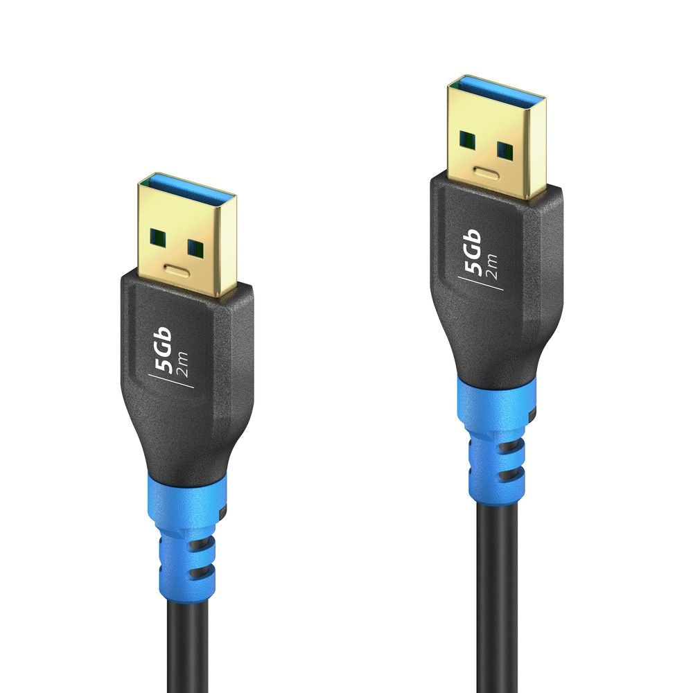FI-U310-020 FlexInstall USB-A į USB-A kabelis, USB 3 5Gbps, 2m