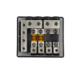 FOUR 4-600424 STAGE 2 MINI ANL FUSE HOLDER 4x50/8x20mm2 - vidinis vaizdas su saugikliais