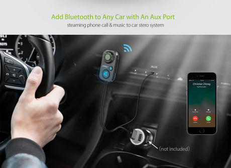 FOUR Bluetooth handsfree / Receiver - Bluetooth imtuvas su AUX jungtimi ir telefonu