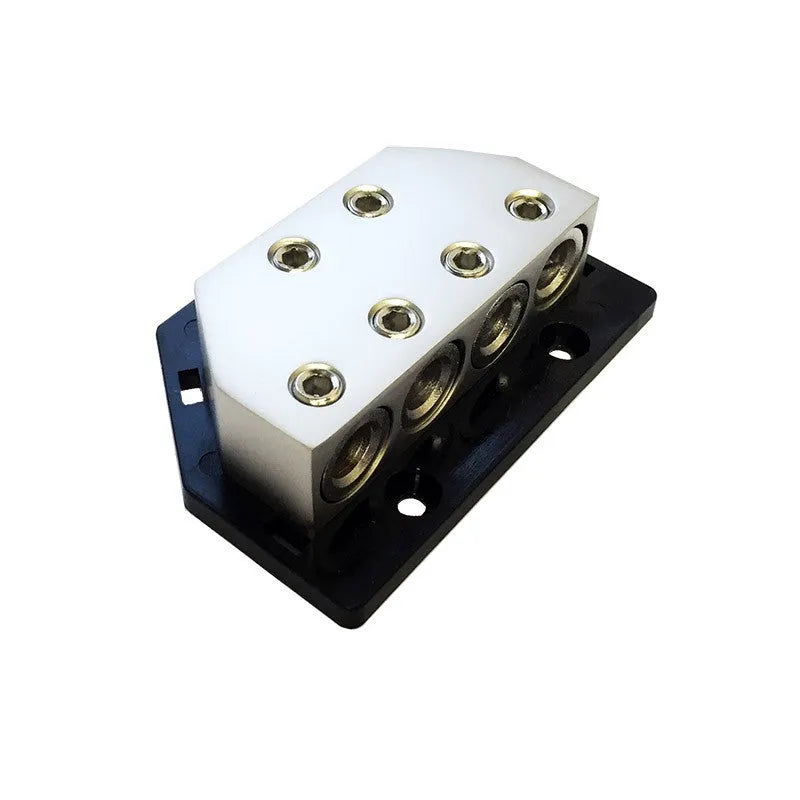 FOUR Connect 4-600145 paskirstymo blokas 6x20/50 mm2 - Metalinis blokas su šešiomis jungtimis