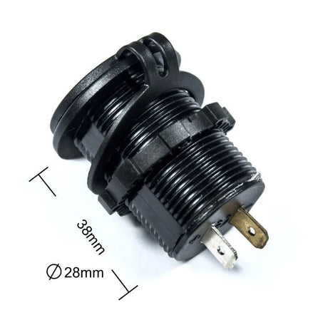 FOUR Connect 4-600156 vandeniui atsparus USB įkroviklis su įtampos matuokliu