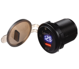 FOUR Connect 4-600162 vandeniui atsparus USB įkroviklis su įtampos rodmeniu